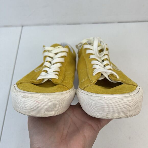 Vans Size 10 Anaheim Factory Sid DX OG Yellow Suede Trainers Men’s Classic Low - Picture 12 of 14